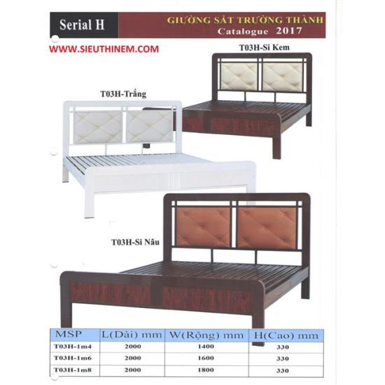 GIƯỜNG SẮT HỘP TRƯỜNG THÀNH T03H | MUA ONLINE GIẢM 25%